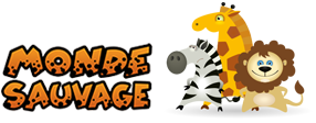 logo monde sauvage safari parc animalier