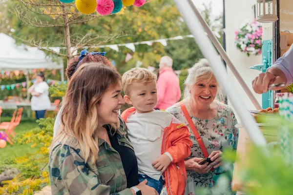 Un moment magique en famille 